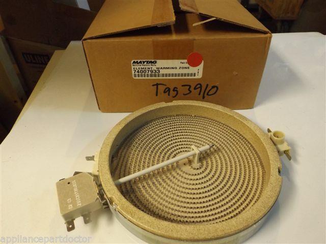 Maytag Amana Stove 74007933 Element, Warming Zone NEW IN BOX Maytag Amana Stove 74007933 Element, Warming Zone NEW IN BOX
